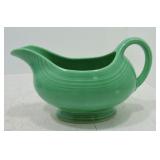 Vintage Fiesta sauce boat, green