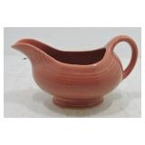 Vintage Fiesta sauce boat, rose