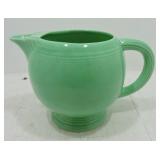 Vintage Fiesta ice lip pitcher, green