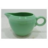 Vintage Fiesta two pint jug, green, glaze rub to