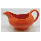 Vintage Fiesta sauce boat, red