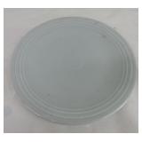 Vintage Fiesta 15" chop plate, gray