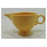 Vintage Fiesta creamer, yellow