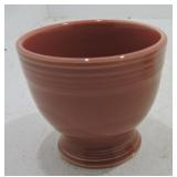 Vintage Fiesta egg cup, rose, base rim nick