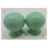 Fiesta Post 86 salt & pepper shakers, seamist