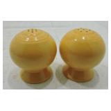 Vintage Fiesta salt & pepper shakers, white
