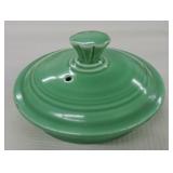Vintage Fiesta large teapot lid, green