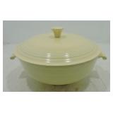 Vintage Fiesta casserole, ivory