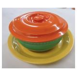 Vintage Fiesta 3 piece promotional casserole