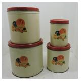 Fiesta go along 4 pc metal canister set