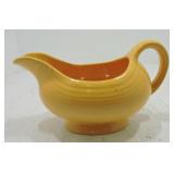 Vintage Fiesta sauce boat, yellow