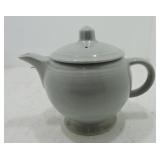 Vintage Fiesta medium teapot, gray, spout nick