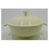 Vintage Fiesta casserole, ivory