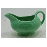 Vintage Fiesta sauce boat, green