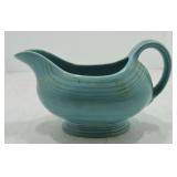 Vintage Fiesta sauce boat, turquoise