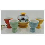 Hankscraft egg poacher and 4 egg cups