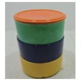 Kitchen Kraft 4 pc stacke set, all 4 colors, nicks