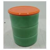 Kitchen Kraft 4 pc stack set, 3 green units,