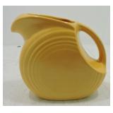 Vintage Fiesta disc juice pitcher, yellow