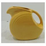 Vintage Fiesta disc juice pitcher, yellow