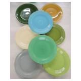 Vintage Fiesta 10" plate group, 13 mixed