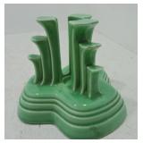 Vintage Fiesta tripod candle holder single,