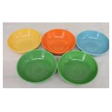 Vintage Fiesta individual salad bowl group,