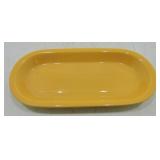 Vintage Fiesta utility tray, yellow
