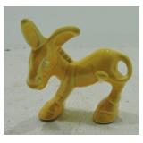 Harlequin animal, donkey, yellow