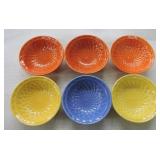 Harlequin lot of 6 nut cups, mixed