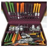 Fiesta go along Bakelite flatware set