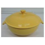 Vintage Fiesta casserole, yellow