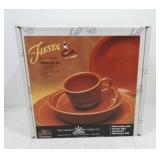 Fiesta Post 86 5 pc place setting, paprika