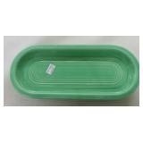 Vintage Fiesta utility tray, green