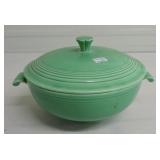 Vintage Fiesta casserole, green