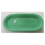 Vintage Fiesta utility tray, green