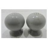 Vintage Fiesta salt & pepper shakers, gray
