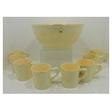 Vintage Fiesta Tom & Jerry punch bowl &