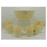 Vintage Fiesta Tom & Jerry punch bowl &