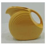 Vintage Fiesta disc juice pitcher, yellow