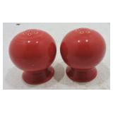 Fiesta Post 86 salt & pepper shakers, scarlet
