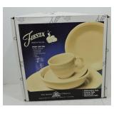 Fiesta Post 86 5 pc place setting, ivory