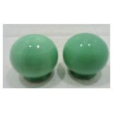Kitchen Kraft pair of shakers, green