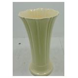 Vintage Fiesta 10" flower vase, ivory, factory