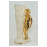 HLC go along nude vase, iridescent/gold