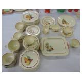 Mexicana lot of 67 pcs: plates, bowls, creamers,