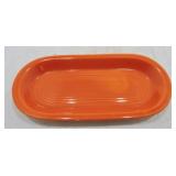 Vintage Fiesta utility tray, red
