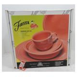 Fiesta Post 86 5 pc place setting, flamingo