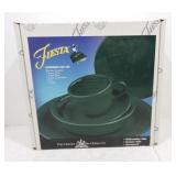 Fiesta Post 86 5 pc place setting, evergreen
