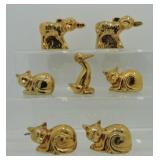 Harlequin lot of 7 gold Maverick animals